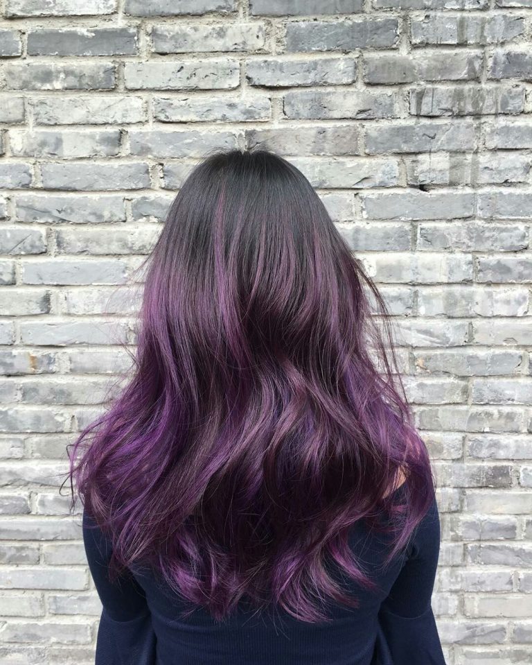 Purple hair