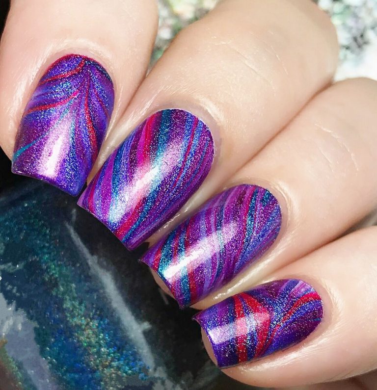 Water Nail Art How To Do Water Marble Nail Art Ladylife