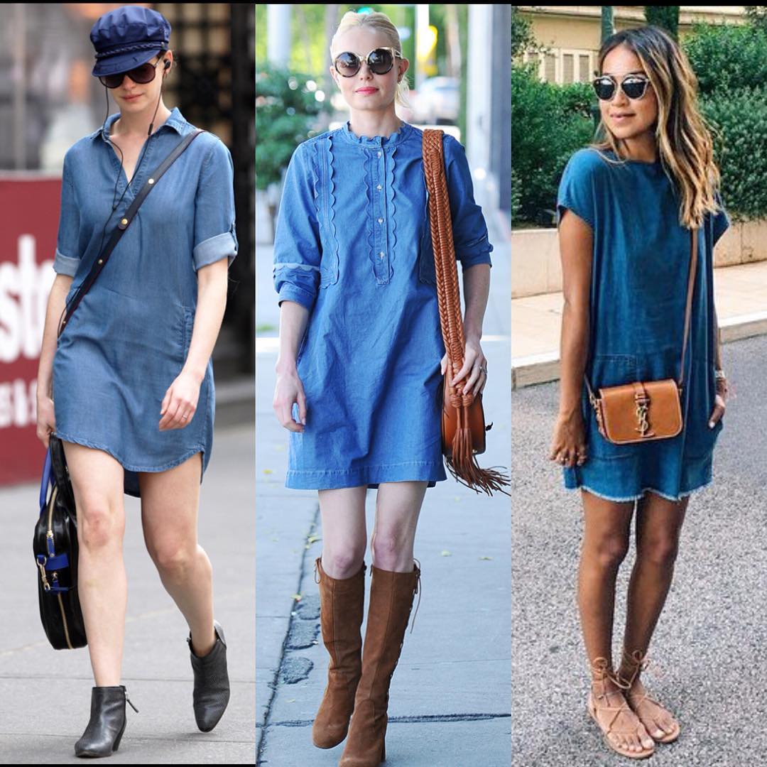 Image result for photos of women jeans dresses&quot;