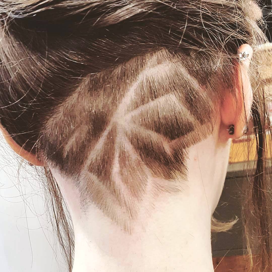 Tattoo Hairstyle Trendy Hair Tattoos Designs For Women  LadyLife