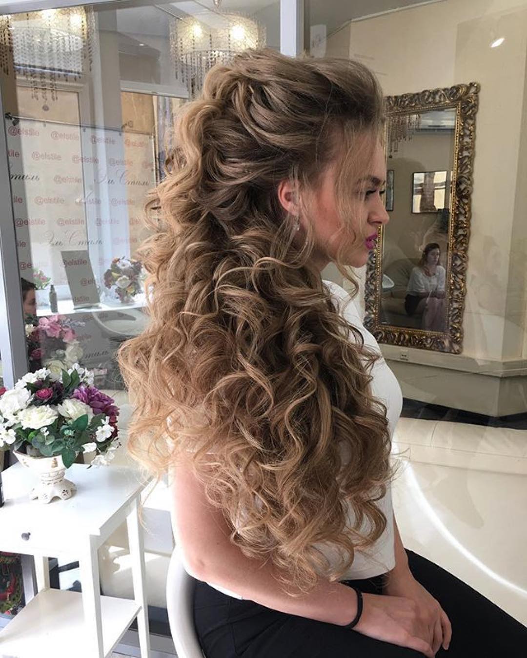 Wedding hairstyles for long hair: Half Up, Half Down | LadyLife