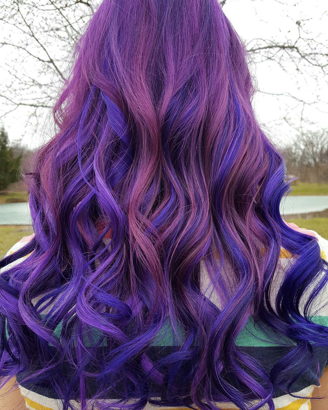 Purple Hair How To Dye Hair In Purple LadyLife