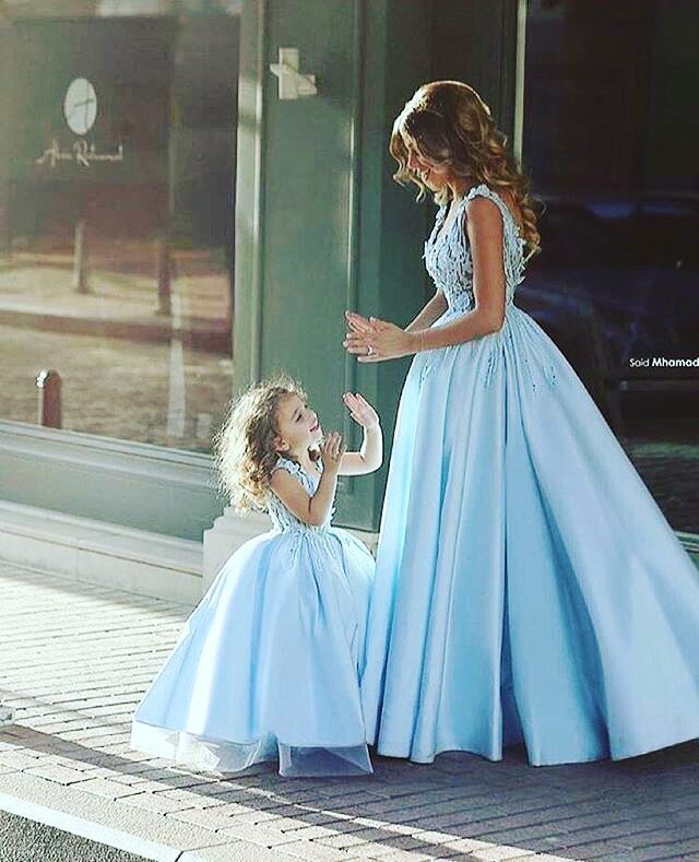 baby blue ladies dress