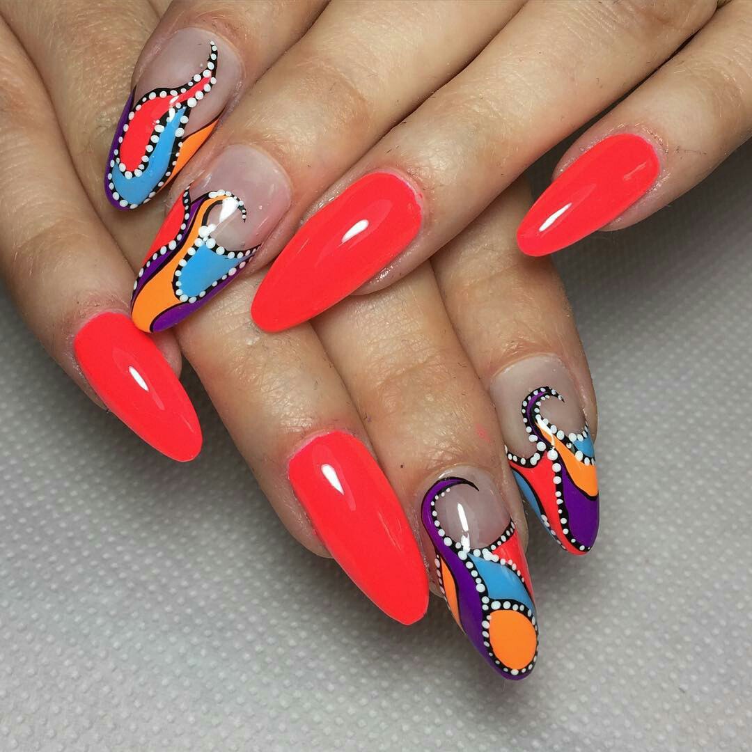 Multi Coloured Nails: New Trend and Best Designs | LadyLife