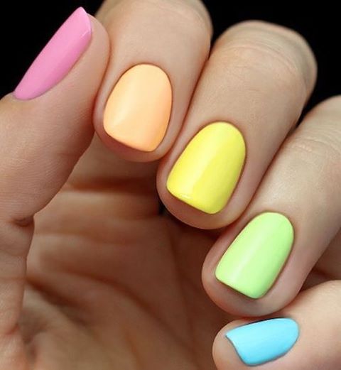 Multi Coloured Nails: New Trend and Best Designs - LadyLife