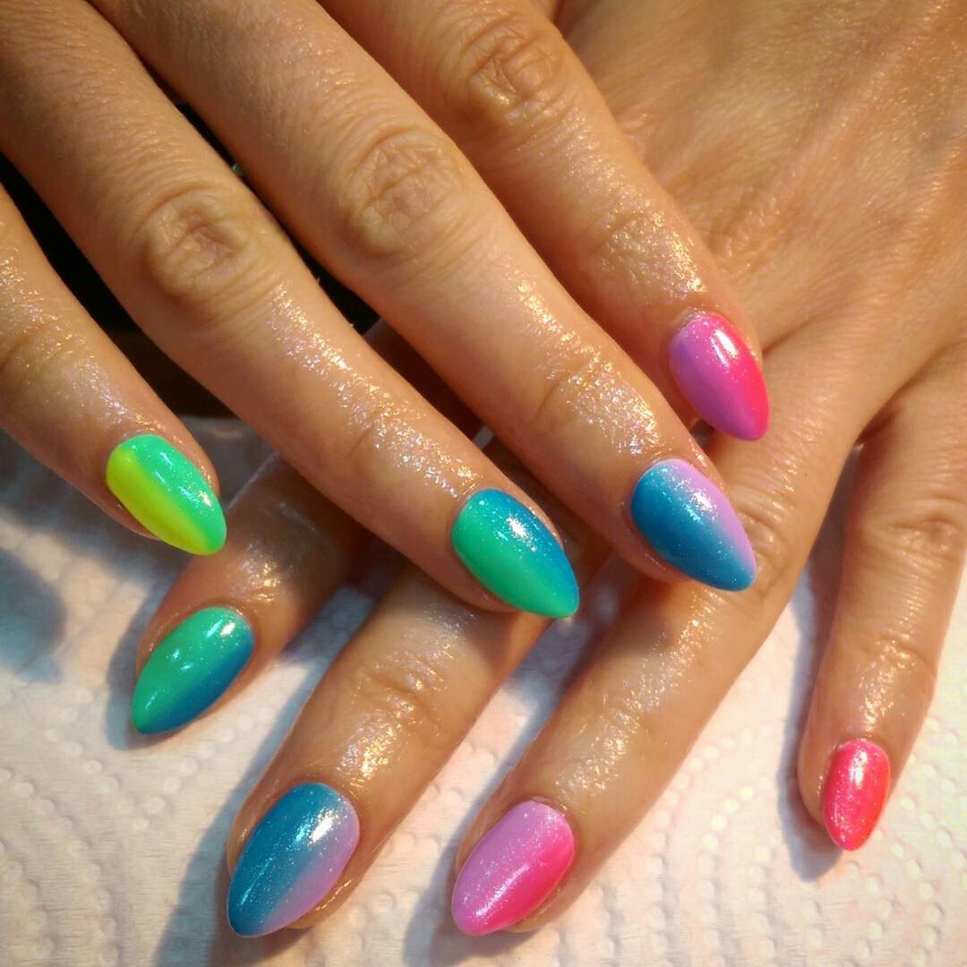 Multi Coloured Nails New Trend and Best Designs LadyLife