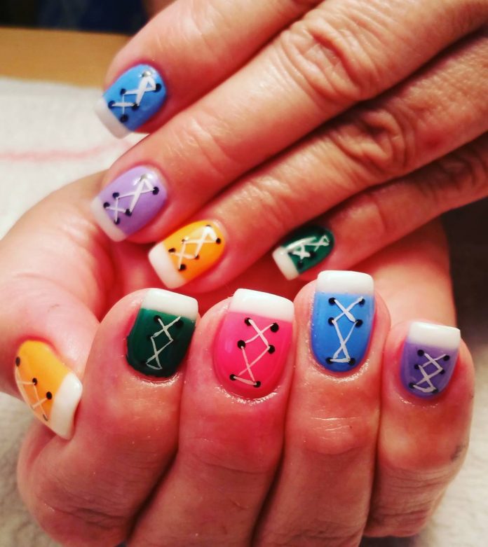 Multi Coloured Nails New Trend and Best Designs LadyLife