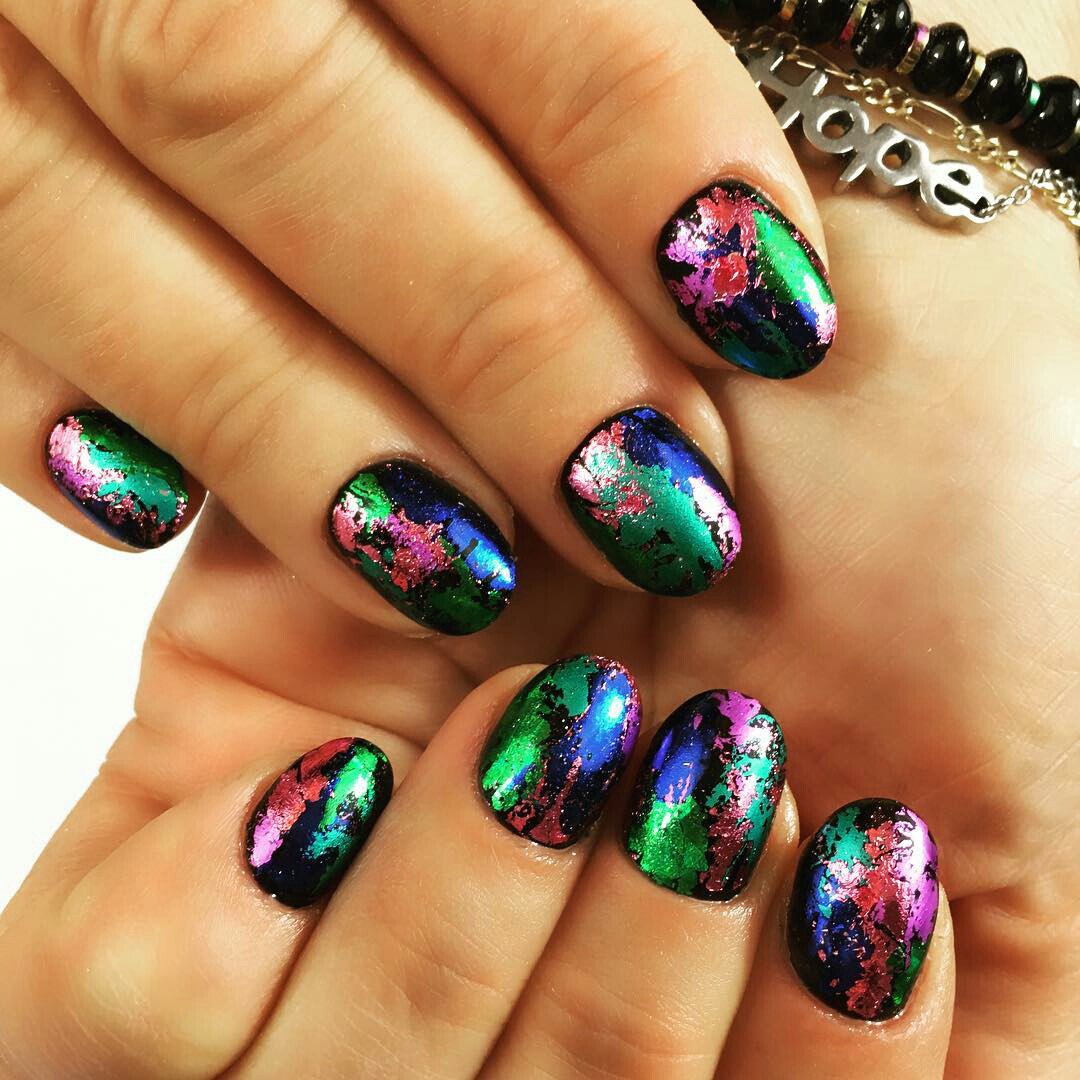 Multi Coloured Nails New Trend and Best Designs LadyLife