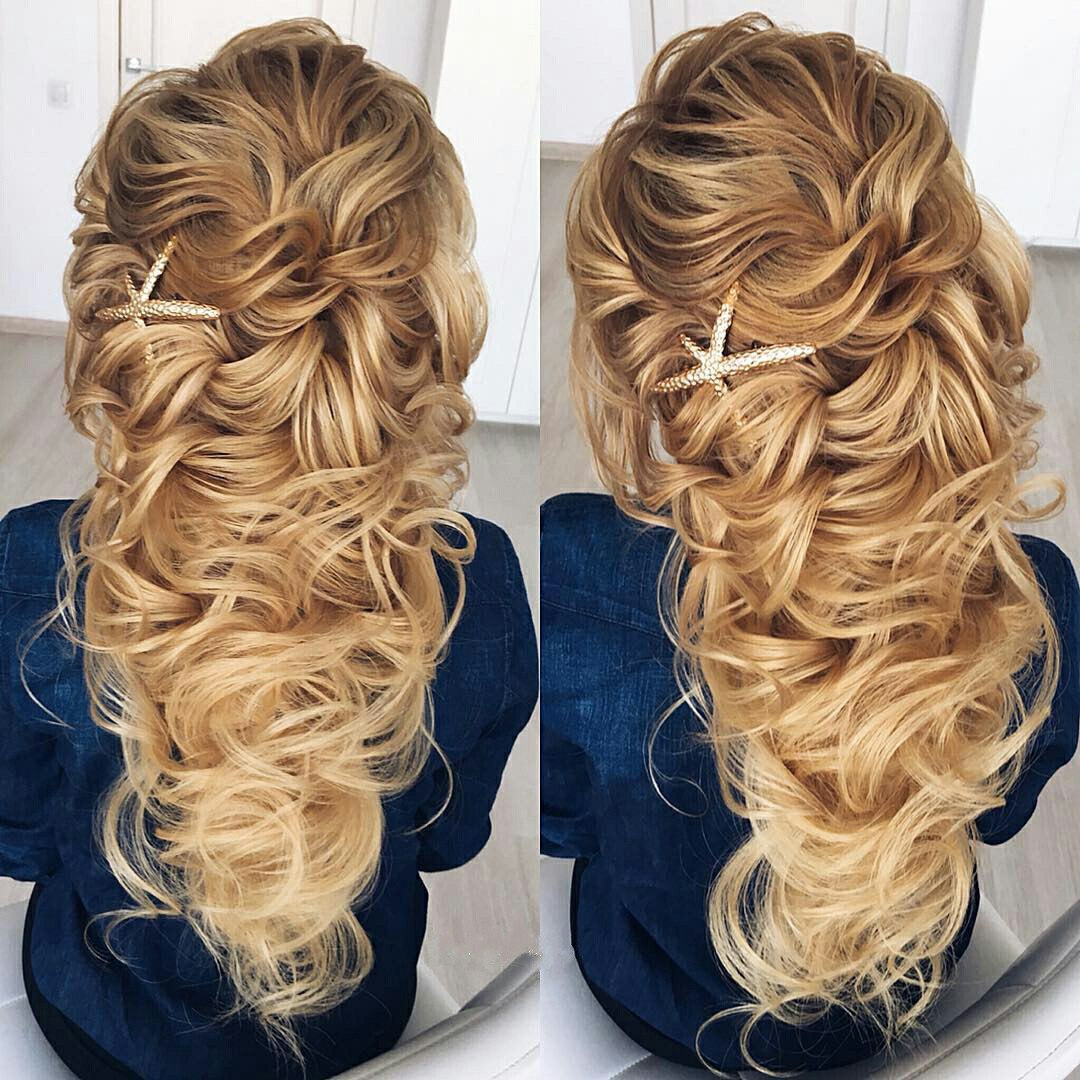 Women Greek Style Hairstyle For Long Hair Careless Bun With Decoration,  Jewelry, Photo From The Back Stock Photo, Picture and Royalty Free Image.  Image 157627554.