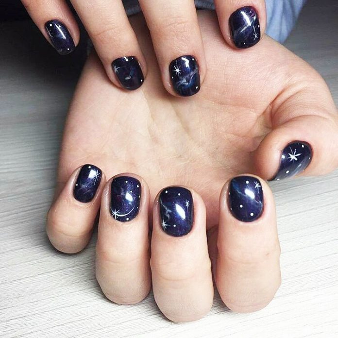 How to Do Galaxy Nails Art: Best Design With Tutorial - LadyLife