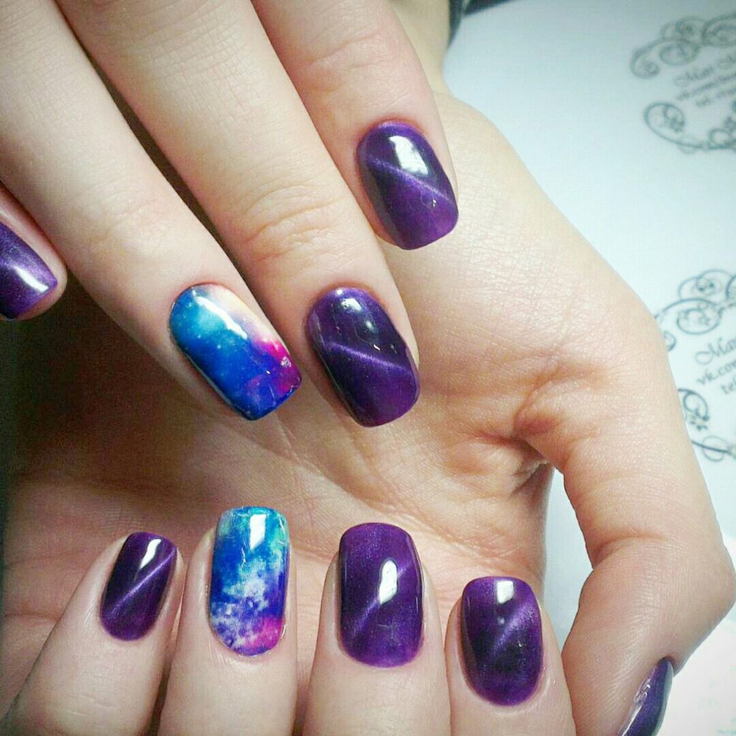 How to Do Galaxy Nails Art Best Design With Tutorial LadyLife