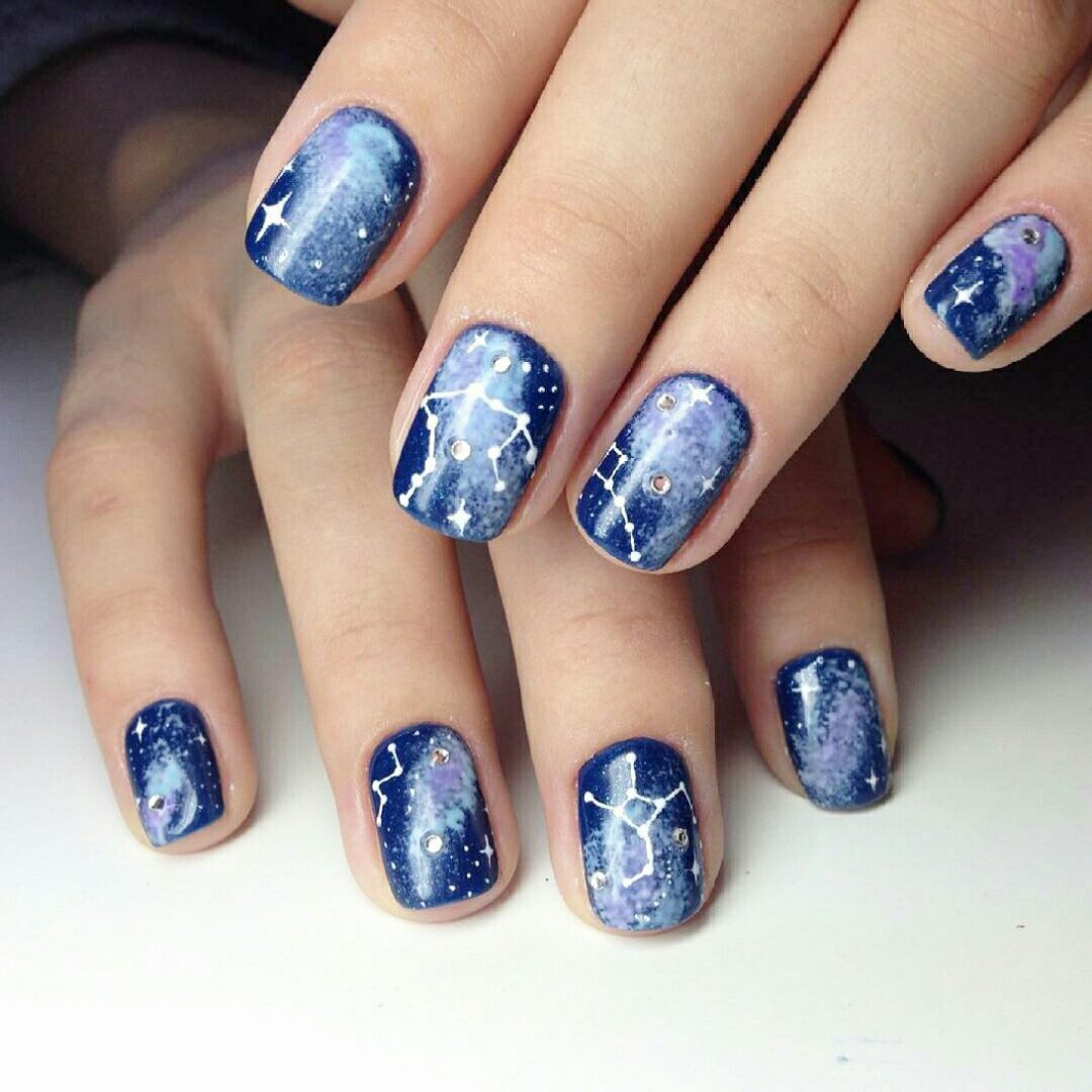 How to Do Galaxy Nails Art Best Design With Tutorial LadyLife