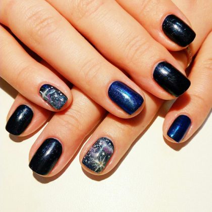 How to Do Galaxy Nails Art: Best Design With Tutorial | LadyLife