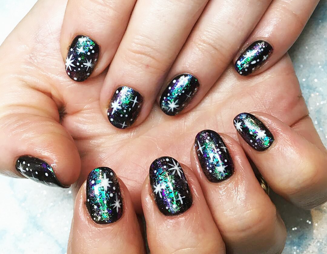 best galaxy nail design