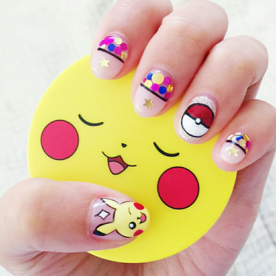 Pokemon Nails Art Best Design Tutorial LadyLife