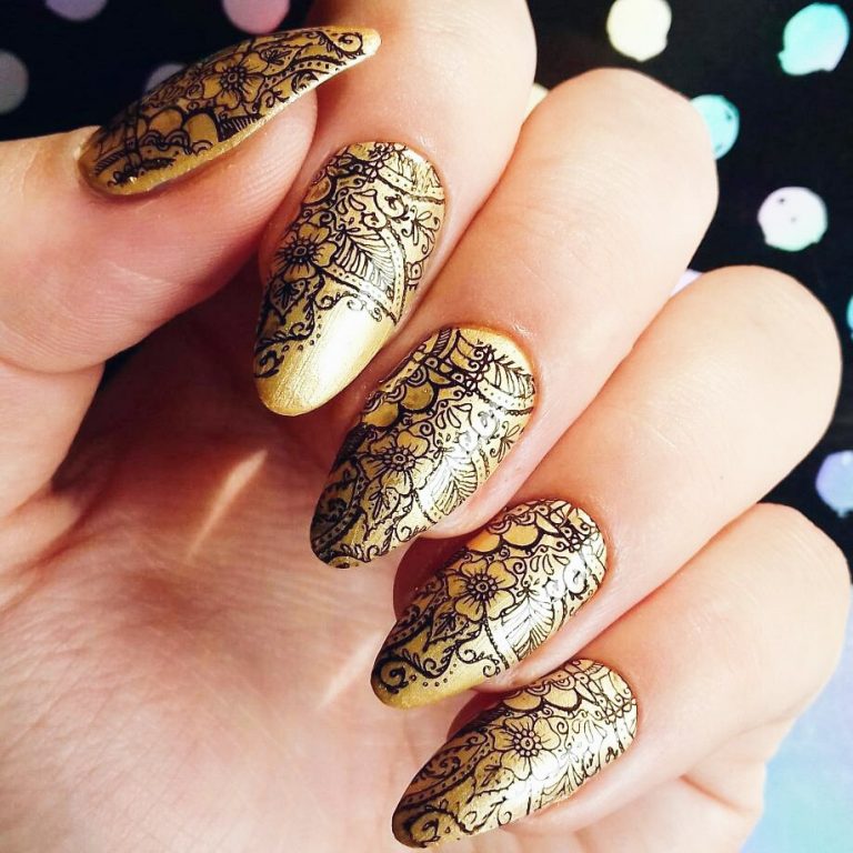 How To Apply Henna On Nails: Great Design With Tutorial - LadyLife