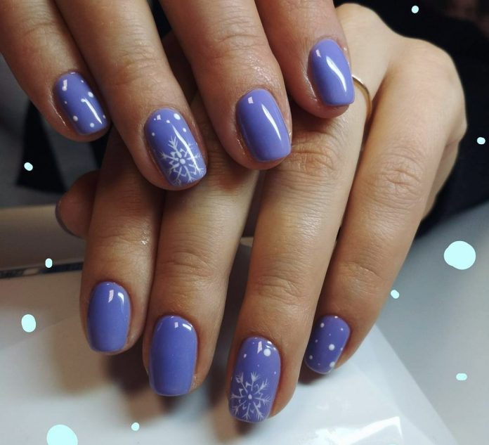 Snowflake Nail Art and Design Easy StepbyStep Tutorial