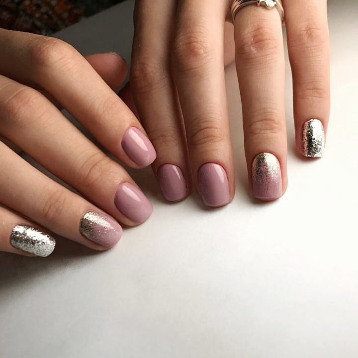 Multi Colored Nails Trend 2019 they perfectly suit winter motifs but in winter 2019 other colors are also of demand gentle pink purple peach colored transitions can be an important