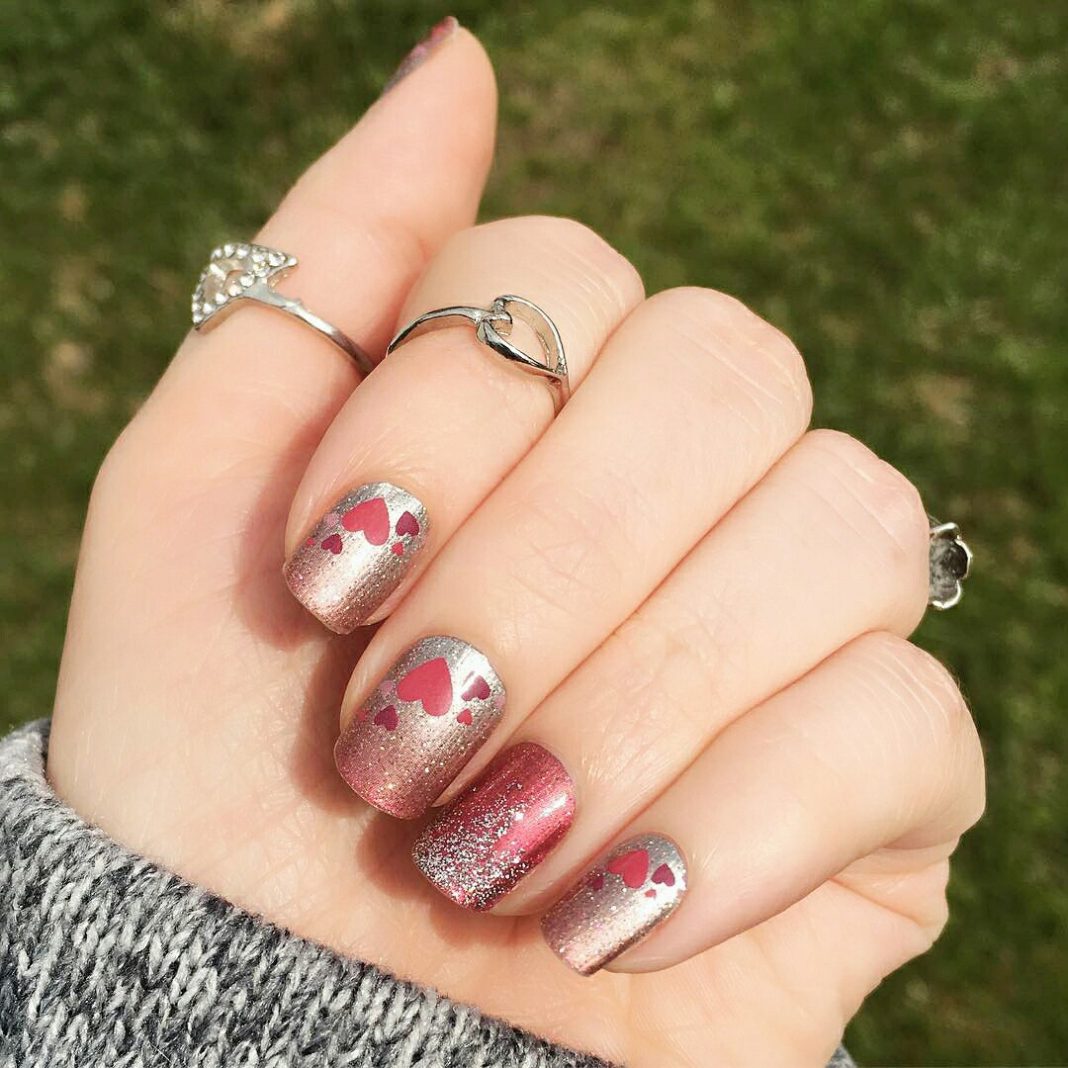 valentine nails designs