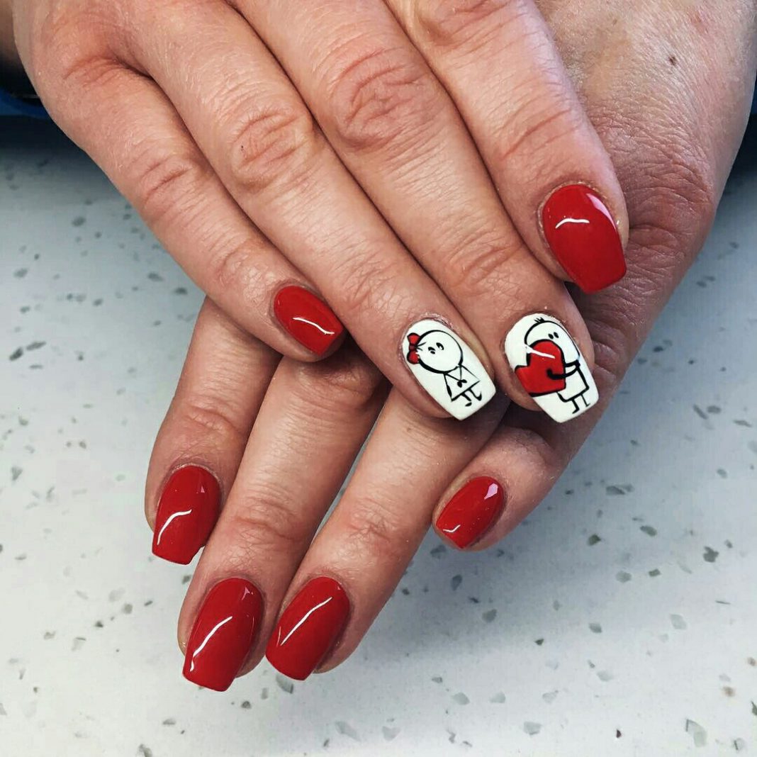 100 Best Valentine`s Day Nail Designs Ideas You Will Love | LadyLife