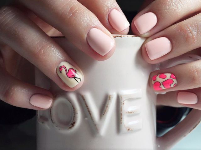 Valentine`s day nail designs gallery