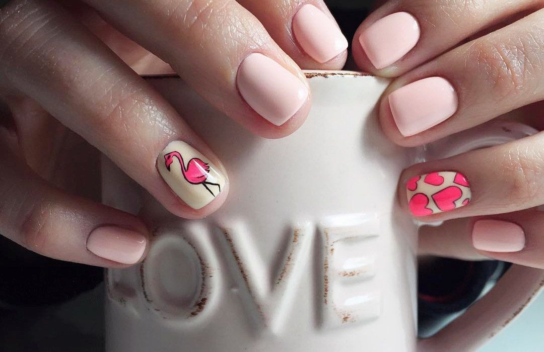 Valentine`s day nail designs gallery