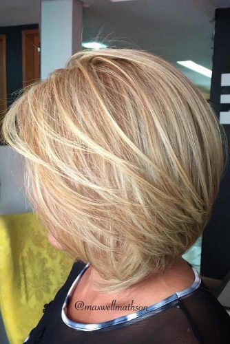 Cute Honey Blonde Balayage Bob