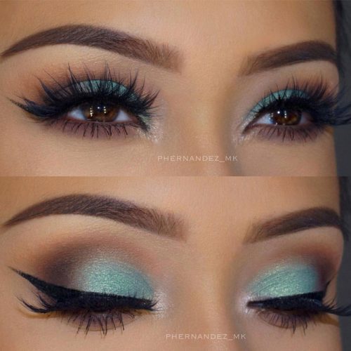 eye makeup for brown eyes step by step