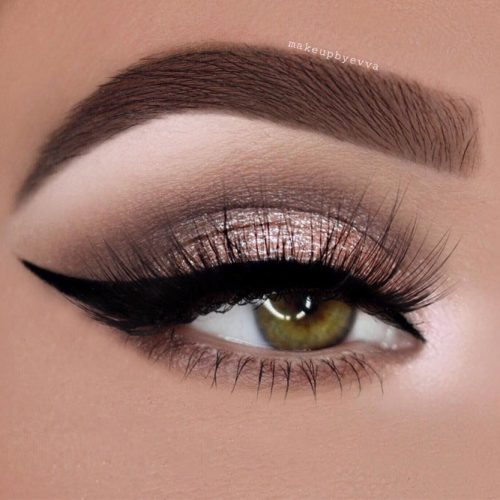 Grey and Rose Smokey Eyes Makeup