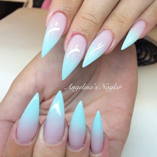 Stiletto Nail Designs: 24 Cute Stiletto Acrylic Nails ...