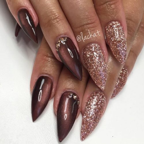 Pretty Fall Nail Art