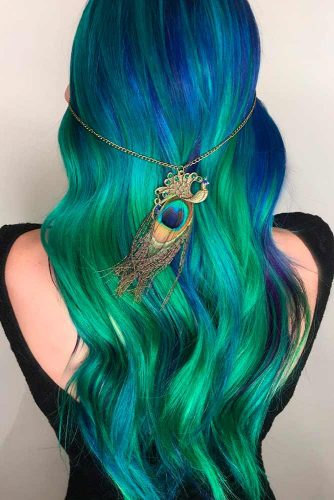 Peacock Hair