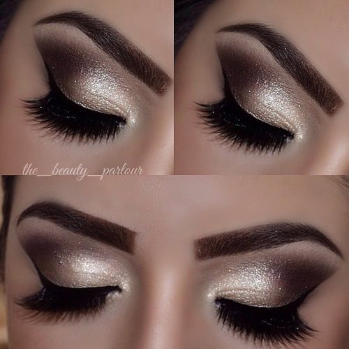 prom makeup ideas silver