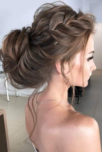 Trendy Updo Hairstyles for Beautiful Prom Look picture1