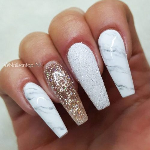 Bright Cute Nail Designs with Glitter Picture 3