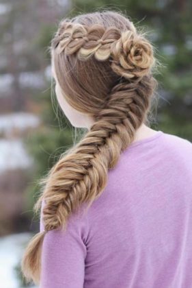 18 Best Rose Hairstyles Ideas for Long Hair [with Tutorial] - LadyLife