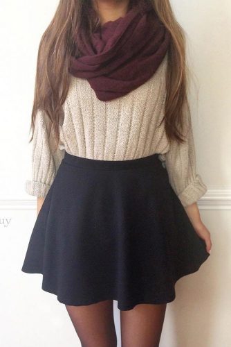 cute and comfy fall outfits for school