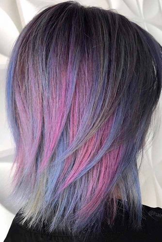 Layered Colored Hair