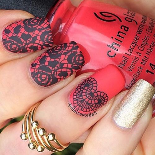 Delicate Lace Stamping