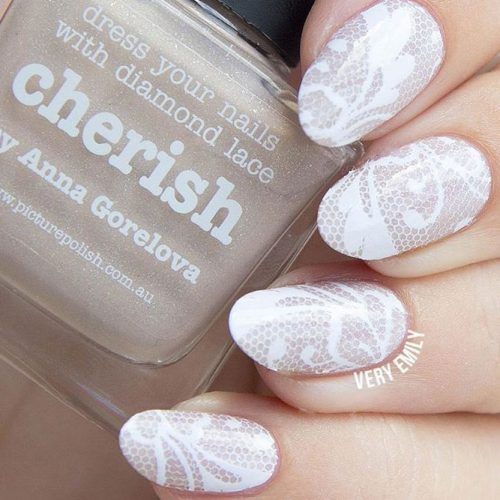 DIY Lace Nail Art