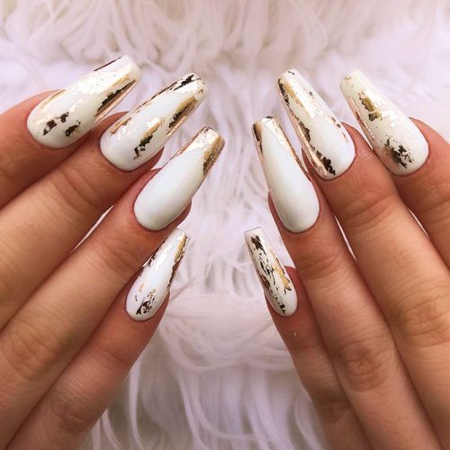 Ballerina Nails Designs: 27 Ballerina Shaped Nails Ideas - LadyLife