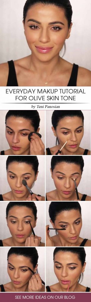 Makeup Tutorial For Olive Skin #makeuptutorial #oliveskintonemakeup