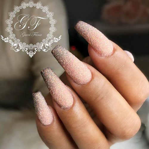 Nude Nails with Ombre Design Picture 3