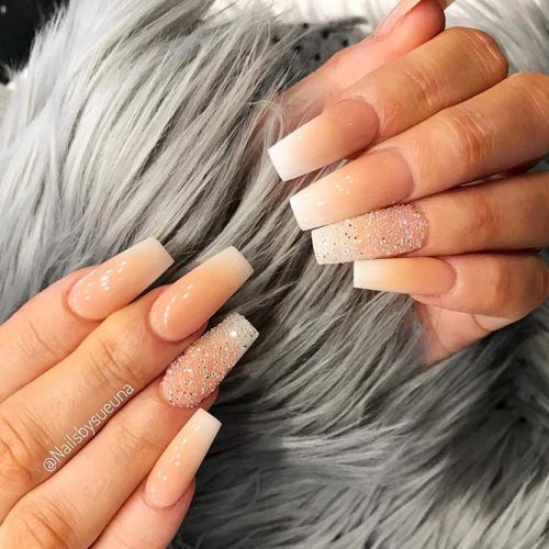 Nude Nails with Ombre Design Picture 4