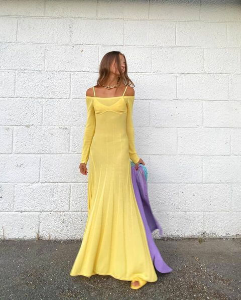 Yellow Long Dresses
