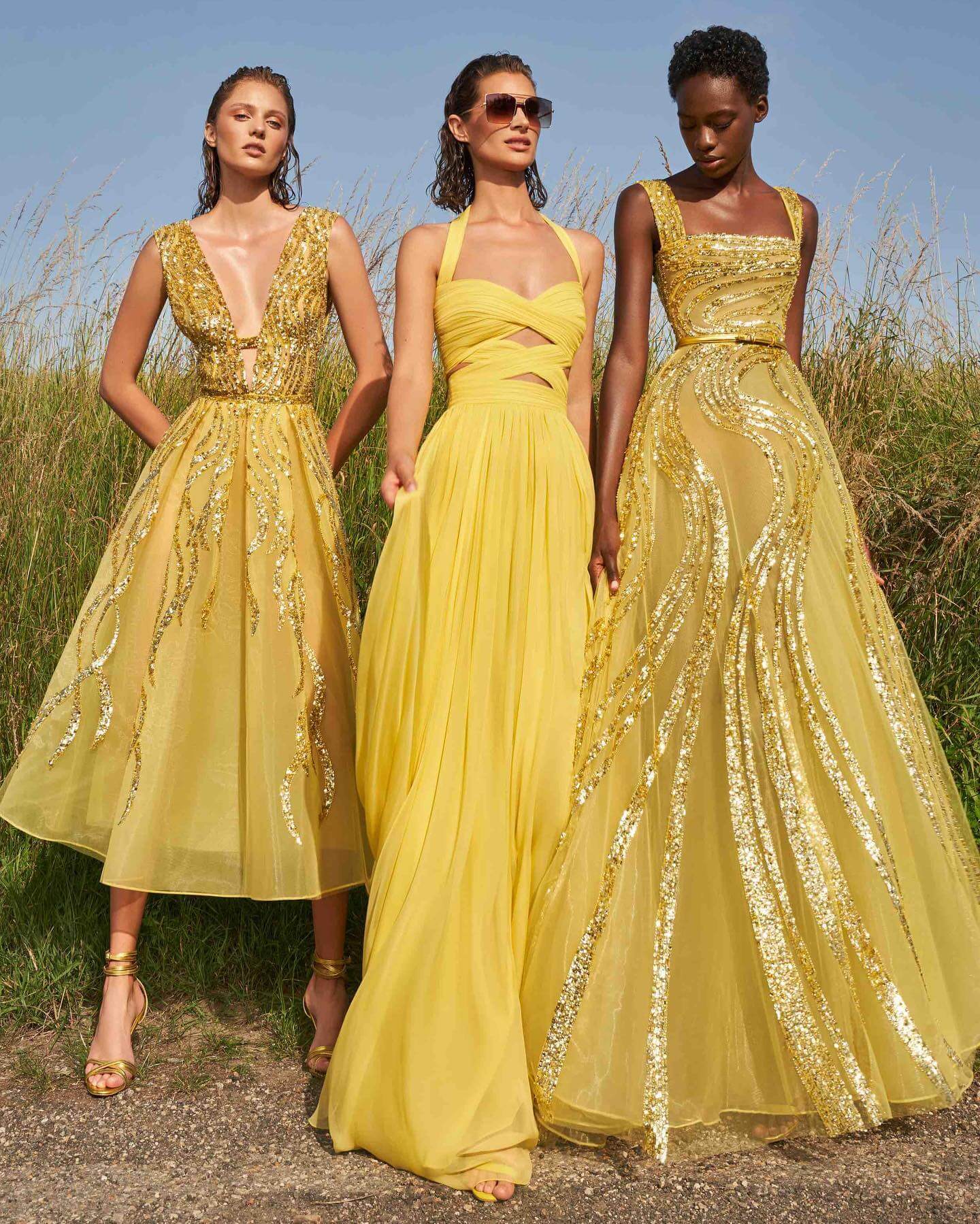 Yellow Evening Dresses