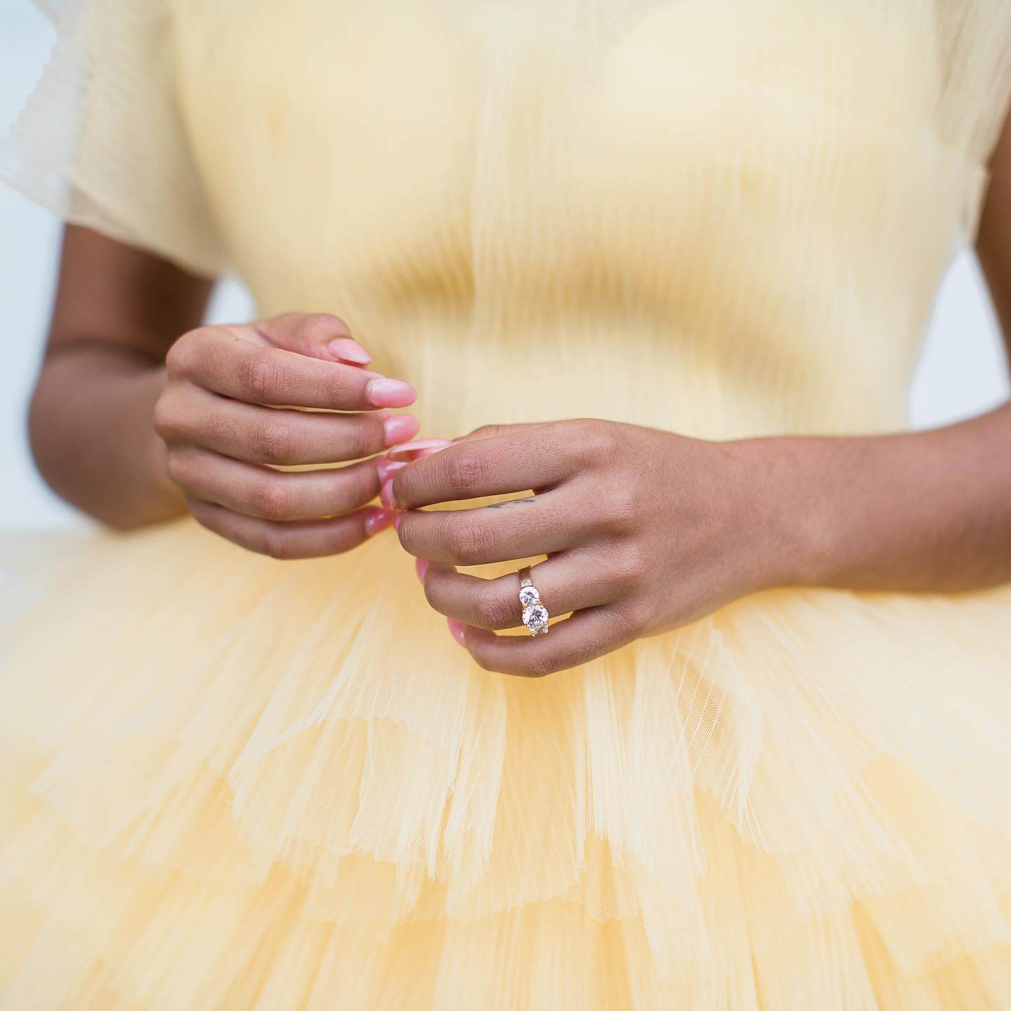 Gold Jewelry with Yellow Dress
