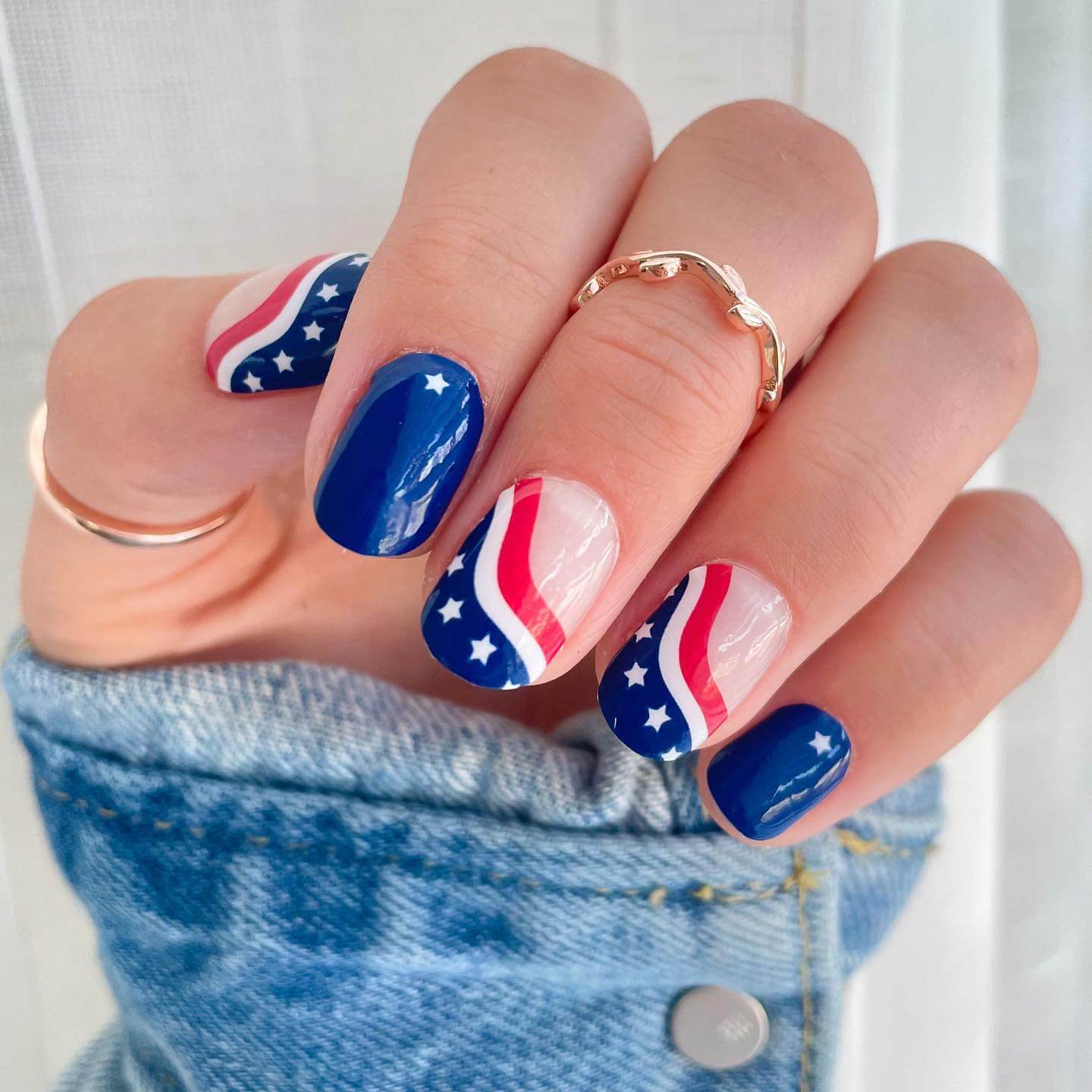 4th of july Press-on Nails