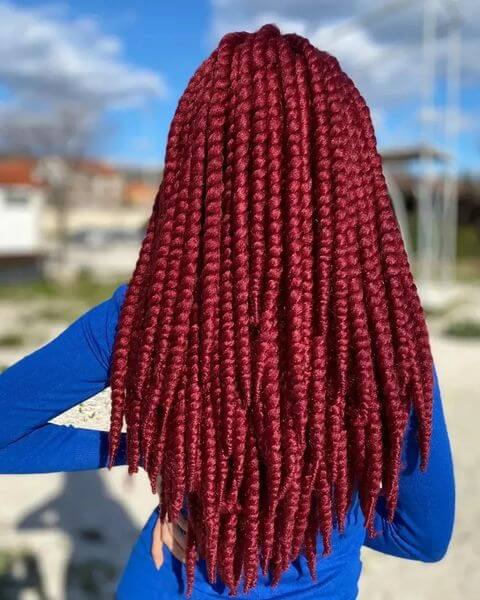 Red Senegalese Twists