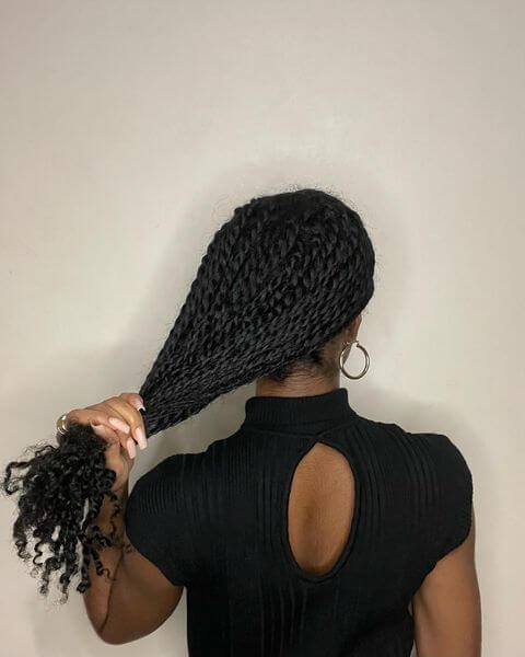 Senegalese Twists with Curls
